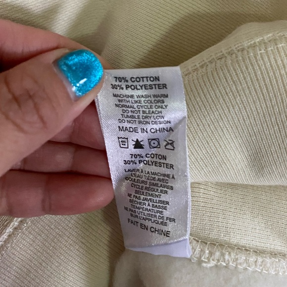 Sephora Cream Crewneck Sweater for Men - Picture 8 of 8